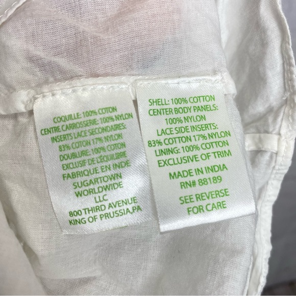 Lilly Pulitzer GINNY SHIFT DRESS White Size Large - Picture 9 of 9